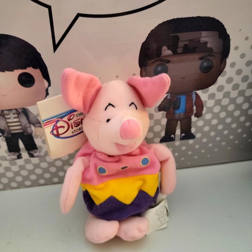 Easter Egg Piglet Mini Bean Bag Disney Store Exclusive 8" Plush Stuffed Animal